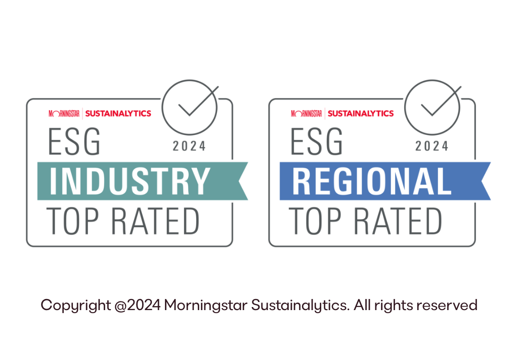 ESG-certificaten Copyright @2024 Morningstar Sustainalytics. Alle rechten voorbehouden 